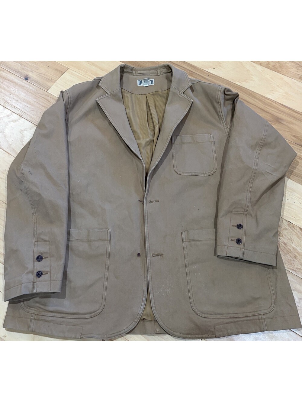 Duluth Trading Co Canvas Utility  Workwear Jacket With Inside Pockets Men’s XL